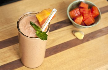 Papaya Gember Smoothie_vb
